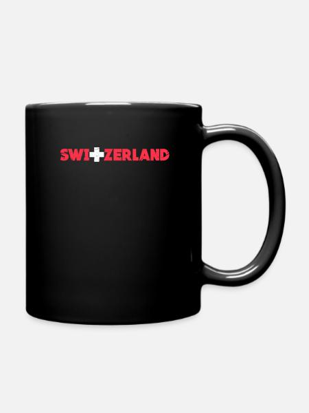 Suisse Suisse Suisse Cadeau - Mug uni - noir