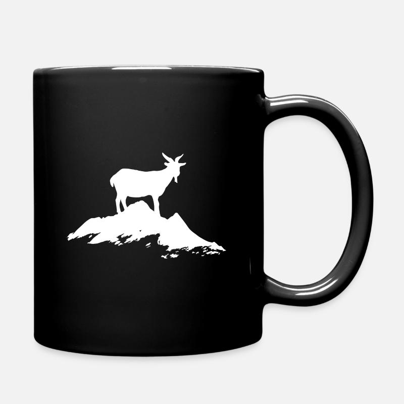 Goat mountain goat - Full Colour Mug - black