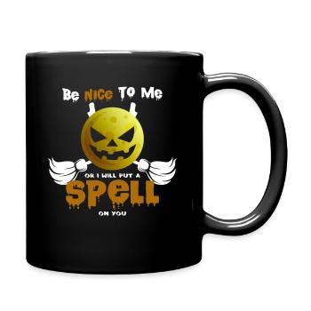 Halloween - Full Colour Mug - black - Right