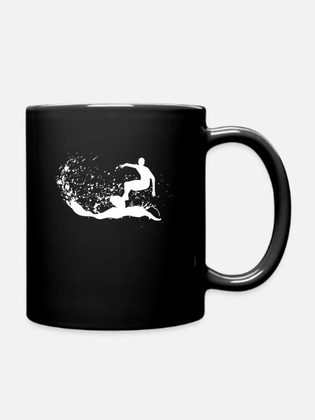 Surfer - Tasse einfarbig - Schwarz