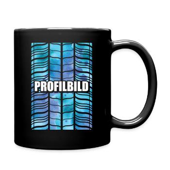 Profile Picture Tire Wortwitz Profile Gift Idea - Full Colour Mug - black - Right
