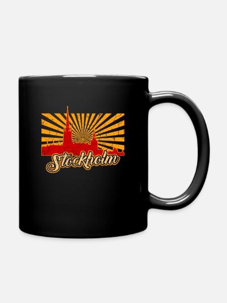 Stockholm - Mug uni - noir