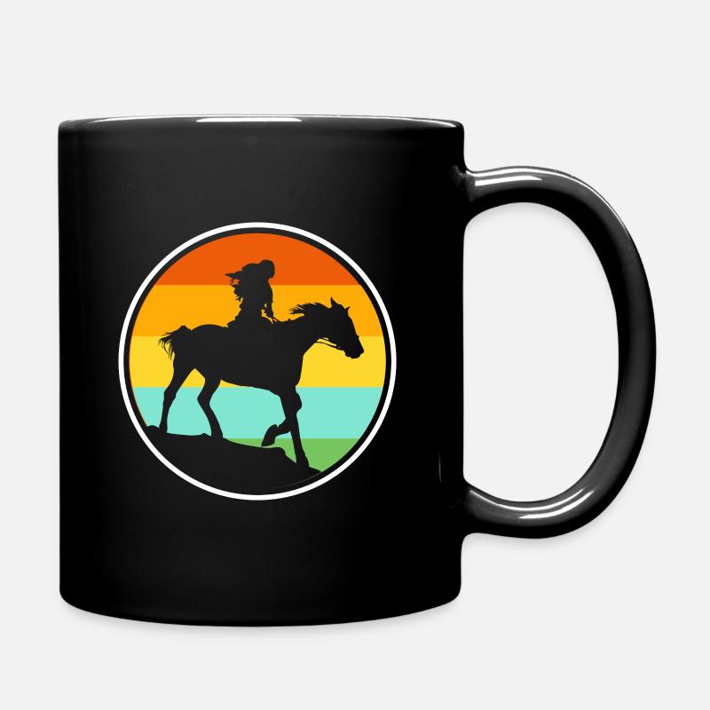 cheval - Mug uni - noir