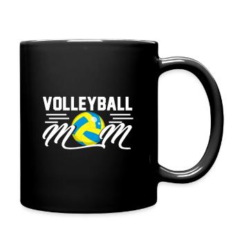 Volley-ball cadeau amateur de sports d'équipe - Mug uni - noir - Droite