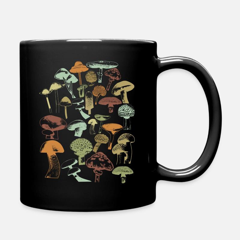 Mycologie Fungiphile Champignons Fun Funung Champignon - Mug uni - noir