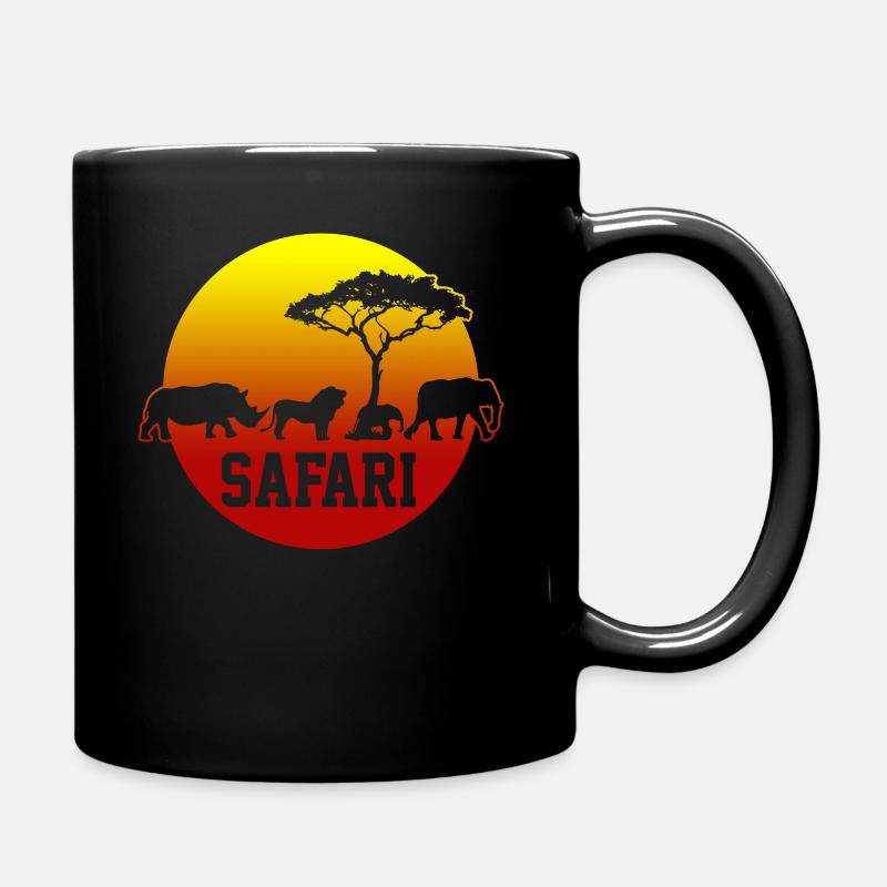 Safari - Full Colour Mug - black