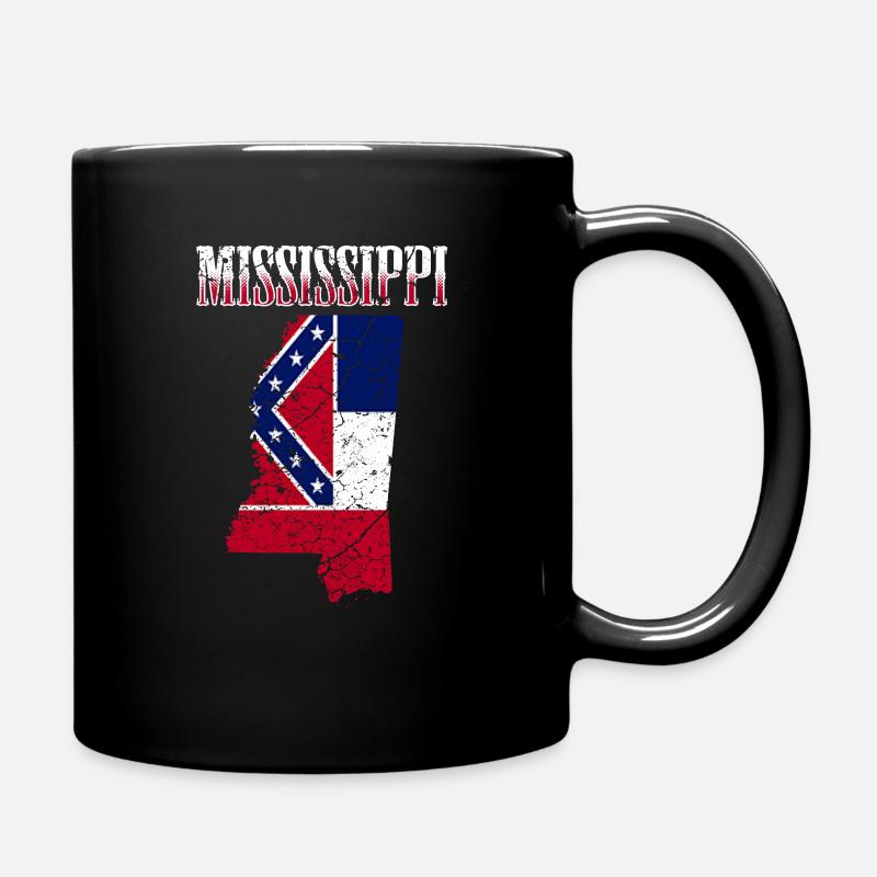 Mississippi USA - Tasse einfarbig - Schwarz