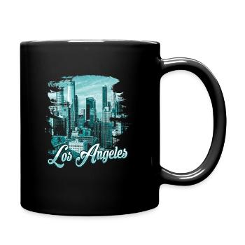 Los Angeles - Full Colour Mug - black - Right