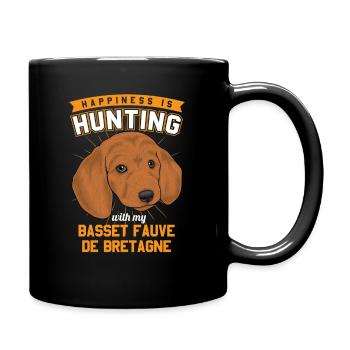 Basset Fauve de Bretagne - Full Colour Mug - black - Right