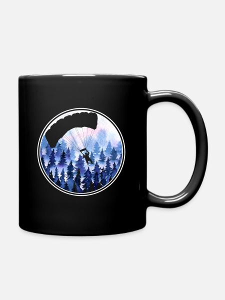 Nature parapente - Mug uni - noir