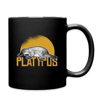ornithorynque - Mug uni - noir - Droite