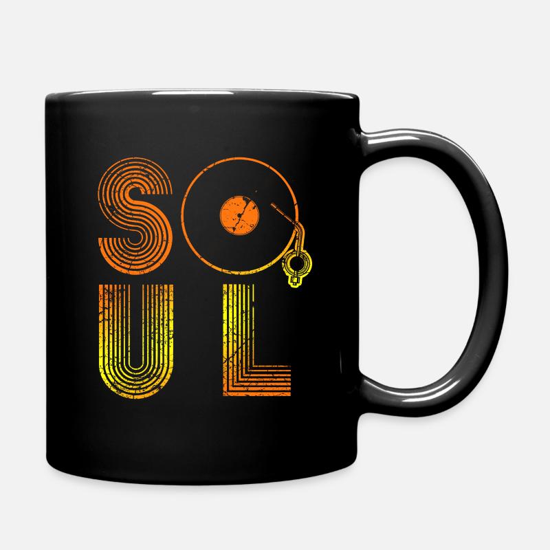 Soul Musik - Tasse einfarbig - Schwarz