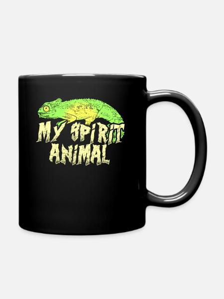 Chameleon Chameleons - Full Colour Mug - black