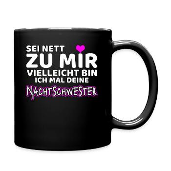 Infirmière infirmière infirmière cadeau drôle - Mug uni - noir - Droite