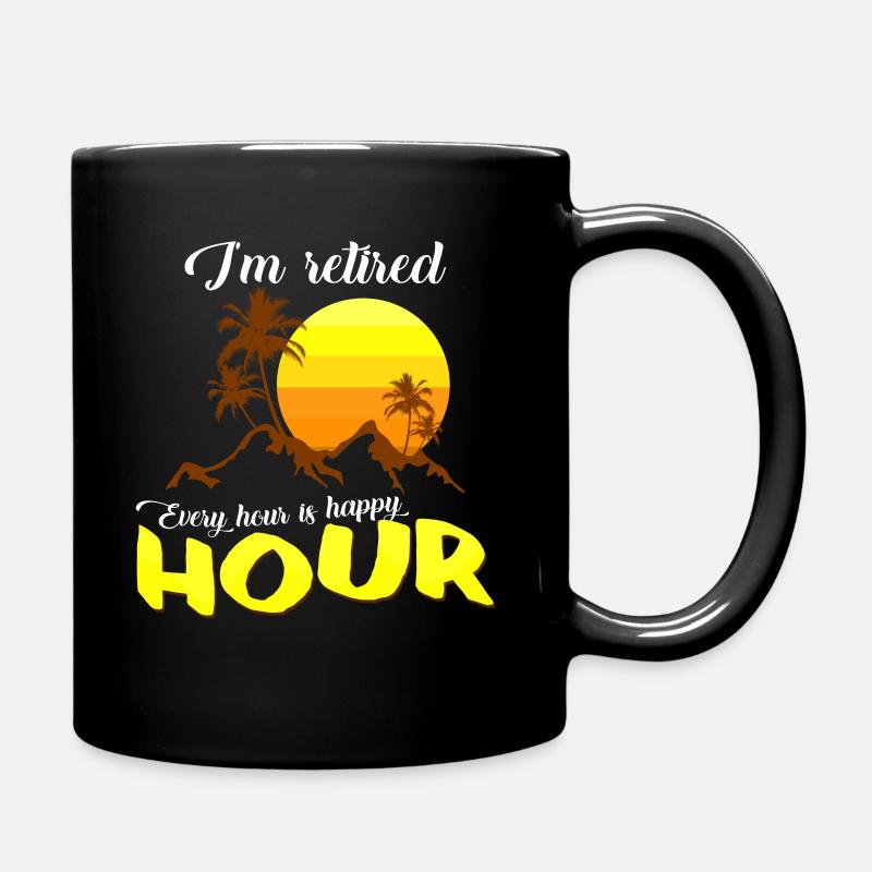Ruhestand - Tasse einfarbig - Schwarz