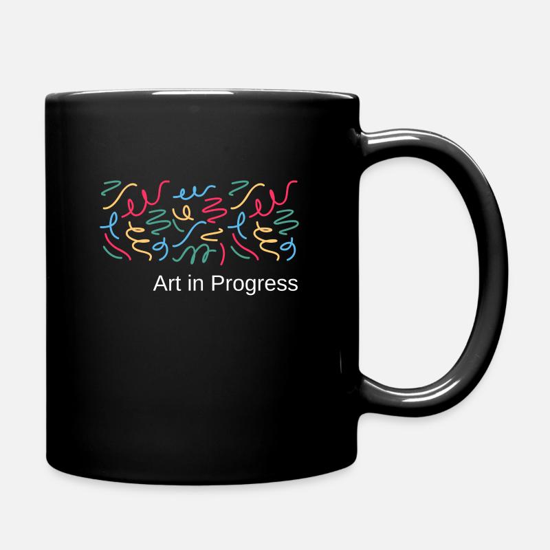 Art en cours - Mug uni - noir