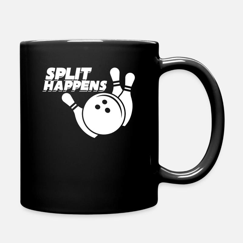 Split happens Bowling Outfit - Tasse einfarbig - Schwarz