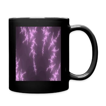 Fractal flashes - Full Colour Mug - black - Right