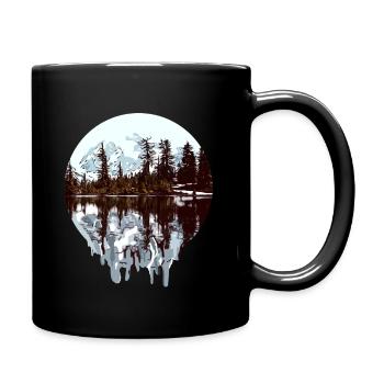Nature - Alaska - Wilderness - Full Colour Mug - black - Right