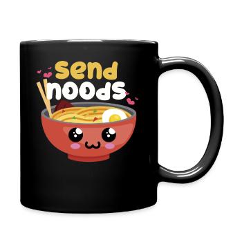 Ramen Lovers Gift design Send Noods Funny Japanese - Mug uni - noir - Droite