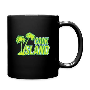 Cook Island island travel gift - Full Colour Mug - black - Right