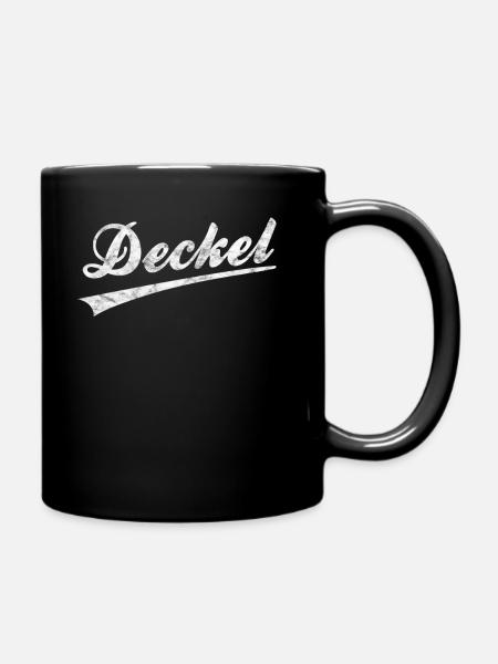 Partner Partnerlook Deckel und Topf - Tasse einfarbig - Schwarz