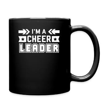 Cheerleading - Tasse einfarbig - Schwarz - Rechts