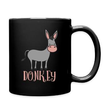 ÂNE LUNETTES DE SOLEIL DONKEY - Mug uni - noir - Droite
