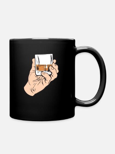 Whiskey - Tasse einfarbig - Schwarz