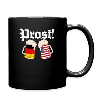 USA - Tasse einfarbig - Schwarz - Rechts