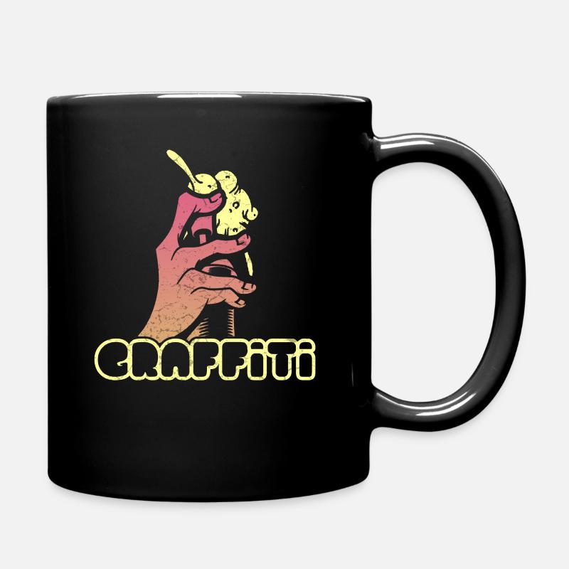 Graffiti - Mug uni - noir