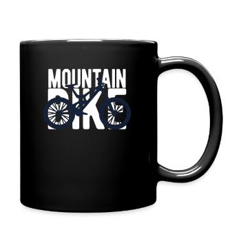 mountain bike - Full Colour Mug - black - Right