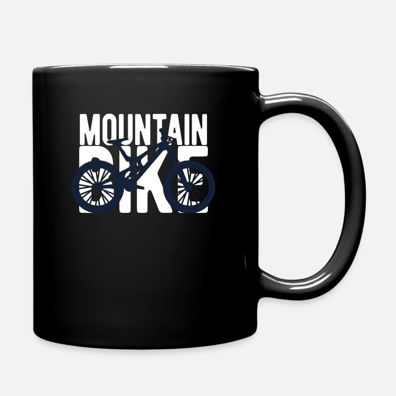 mountain bike - Full Colour Mug - black