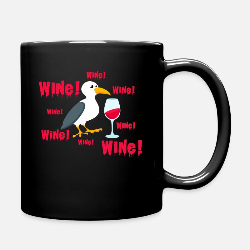 seagulls - Full Colour Mug - black