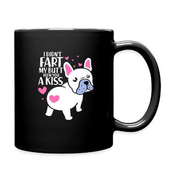 French bulldog - Full Colour Mug - black - Right