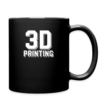 3D Drucker - Tasse einfarbig - Schwarz - Rechts