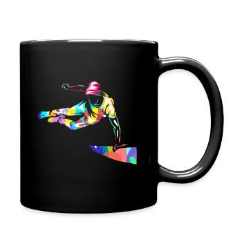 Parkour - Full Colour Mug - black - Right