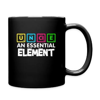 Drôle de chimie oncle élément tableau périodique - Mug uni - noir - Droite