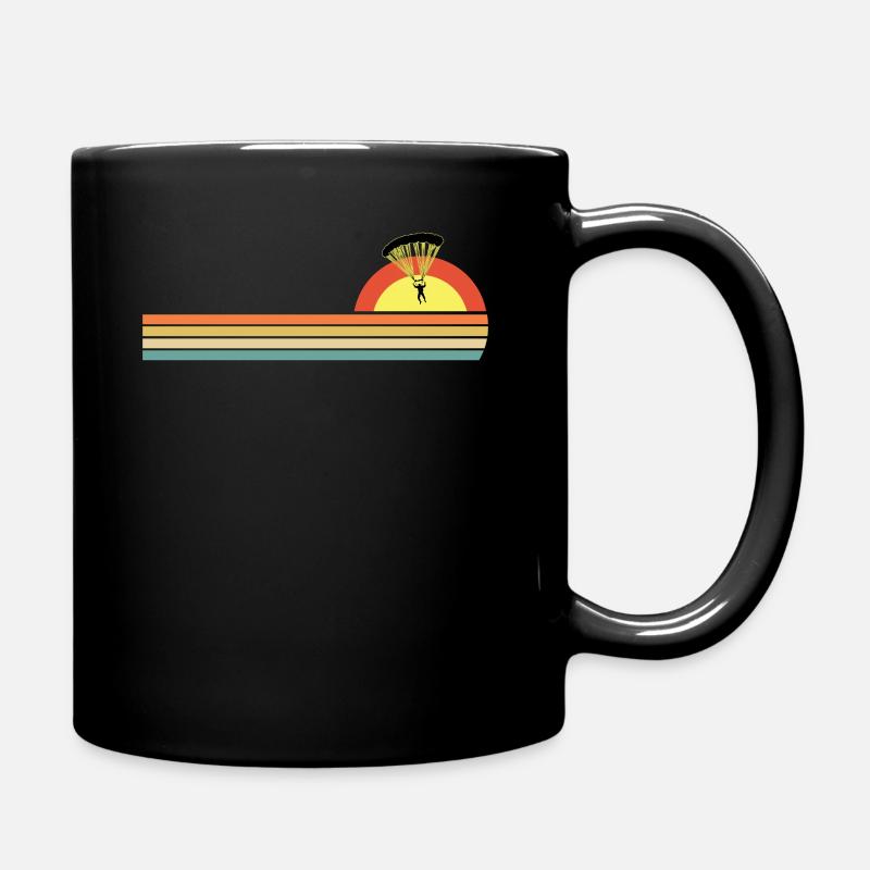 Skydiving skydiving - Full Colour Mug - black