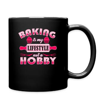 Baking baker baker - Full Colour Mug - black - Right
