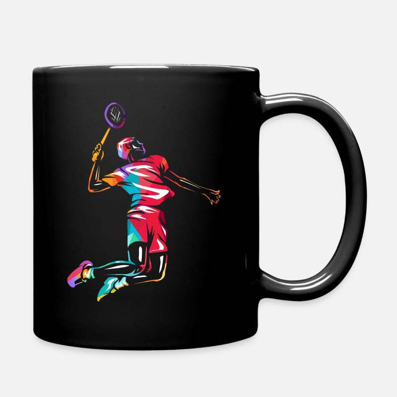 Badminton - Tasse einfarbig - Schwarz