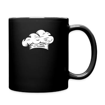 cuisinier - Mug uni - noir - Droite