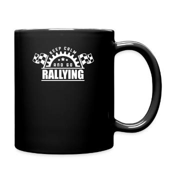 Rallyes Rallye Fahrer Rallyfahren Rallyefahrer - Tasse einfarbig - Schwarz - Rechts