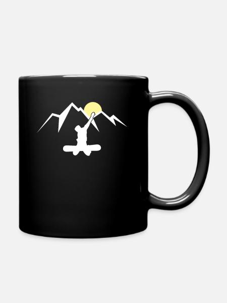 Snowboard Snowboard Snowboarder Cadeau - Mug uni - noir