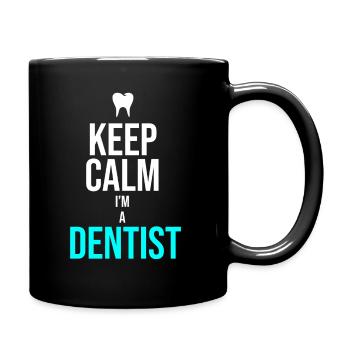 Dentiste dentiste - Mug uni - noir - Droite