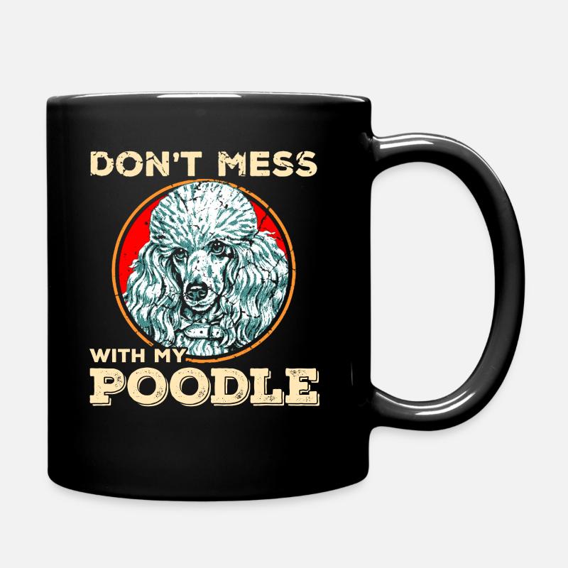 Caniche - Mug uni - noir