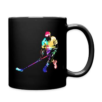 Floorball - Mug uni - noir - Droite