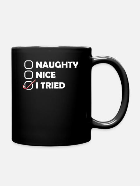 Funny Christmas - Full Colour Mug - black