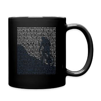 VTT - Mug uni - noir - Droite