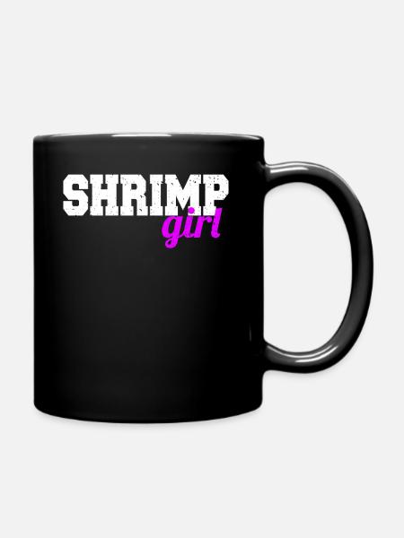 Shrimp girl - Tasse einfarbig - Schwarz